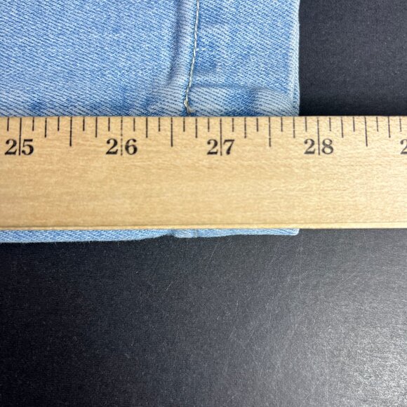 Rolla's Jeans Women's 25x27* High Rise Wide Leg Light Blue Cotton Denim Tag 27 - Picture 12 of 16